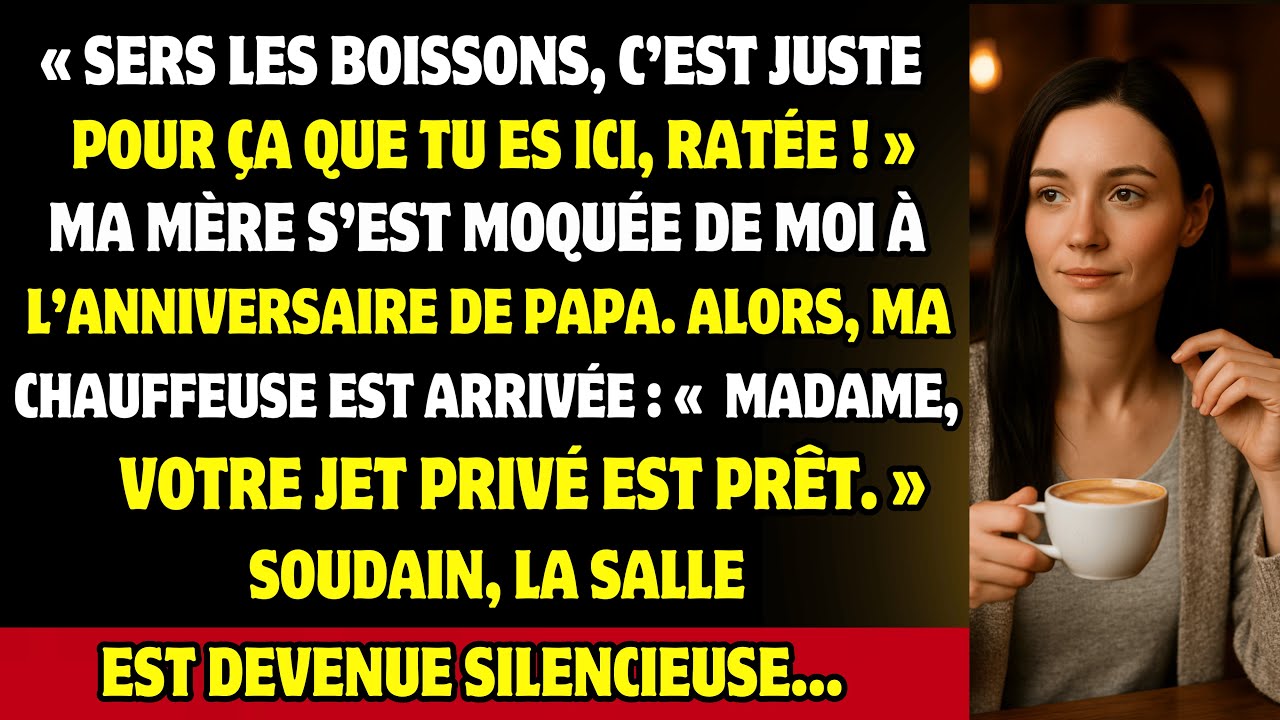Ma mère m’appelle RATÉE… mais quand ma chauffeuse parle de mon jet PRIVÉ, tout change !