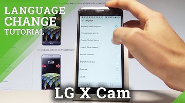 How to Change Language on LG X Cam - Set Up Langauge in LG |HardReset.Info