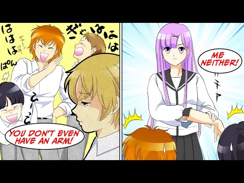 I was getting bullied at school because of my prosthetic arm until... [Manga Dub]