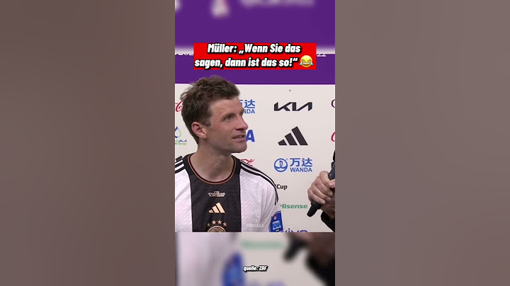 Müller: „Wenn Sie das sagen, dann ist das so!“ 😂