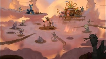 Broken Age Walkthrough - Vella Story, Act 1, Part 3 - Cloud Town & Big Bird