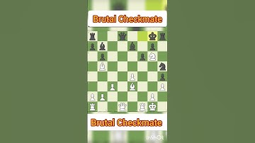 Understand Checkmate Patterns for Brutal Checkmate. #chess #chesscom