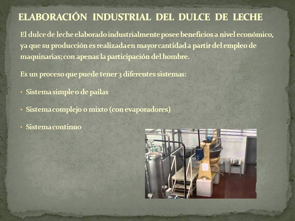 Producción de dulce de leche - Tecnologia de la Produccion.wmv - YouTube