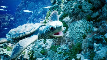 Realistic 3D Turtle Render in Unreal Engine 5 | High-Poly Model, Rig, and Textures