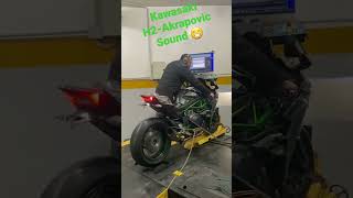 Kawasaki H2-Akrapovic Sound 💪 Resimi