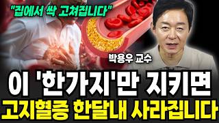 "집에서 싹 고쳐집니다" 이 한가지만 지키면 고지혈증 한달 내 사라집니다 (박용우 교수 / 3부)