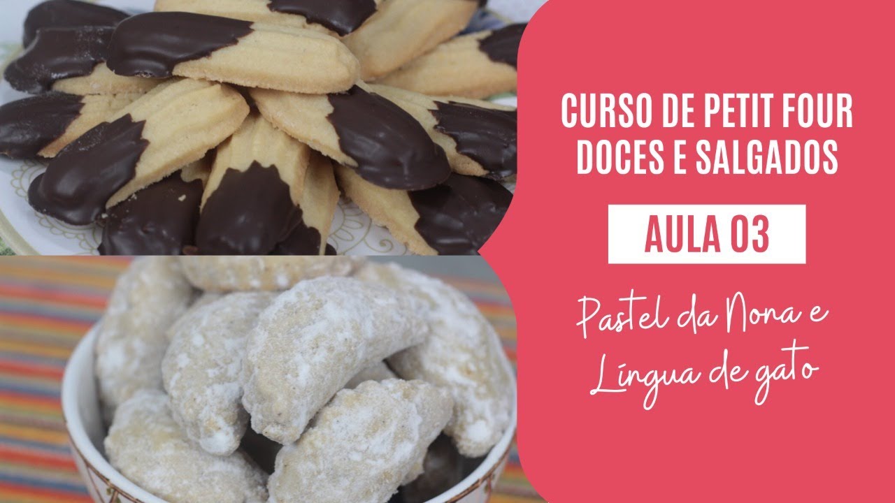 NONA'S PASTEL AND CAT'S TONGUE - PETIT FOUR COURSE MAKE AND SELL