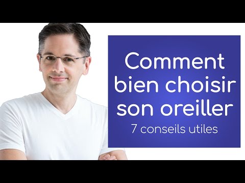 Vidéo: Comment Choisir Un Oreiller Orthopédique Pour Un Enfant