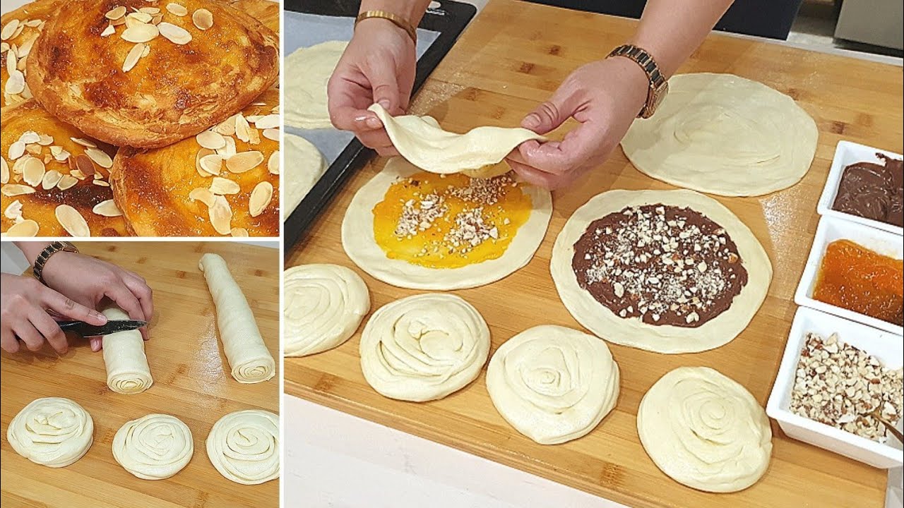 باي باي العذاب💪بأسهل طريقة بلا دلك ولا تكوار احسن فطائر ملوي مورق ومقرمش الكل هيشكرك عليها