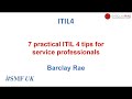 Webinar - 7 Practical ITIL 4 tips for Service Professionals - Sponsored by ManageEngine