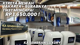 Kereta Mewah Nomor Ke2 Dijalur Lintas Utaranaik Ka Sembrani Pagi Luxury Jakarta  Surabaya