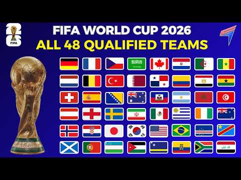 FIFA WORLD CUP 2026 • ALL 48 QUALIFIED TEAMS