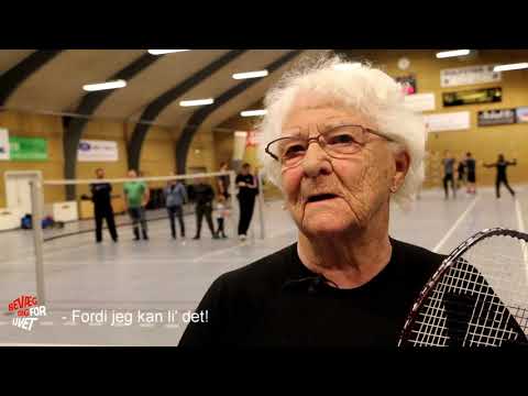92 år - og stadig aktiv badmintonspiller