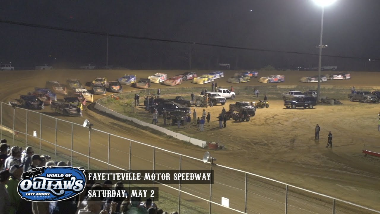 Highlights: World of Outlaws Late Model Series Fayetteville Motor Speedway May 2nd, 2015 - YouTube