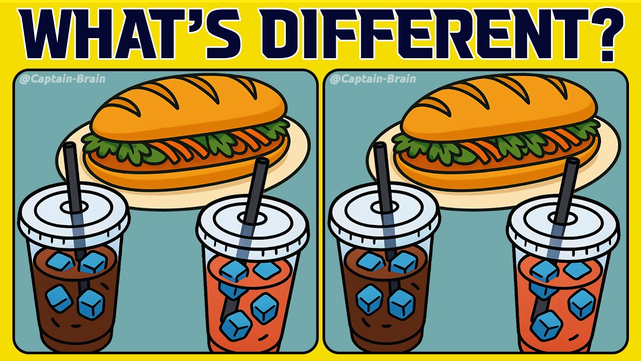 Spot the Difference for a Sharper Mind (A Bit Tricky)
