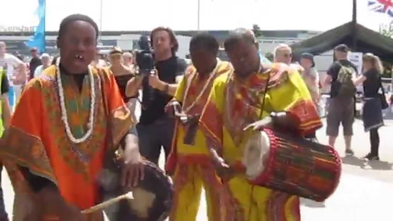African Drummers Entertain
