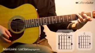 Lost Stars - Adam Levine | Begin Again OST | 기타 연주, Guitar Cover, Lesson, Chords chords