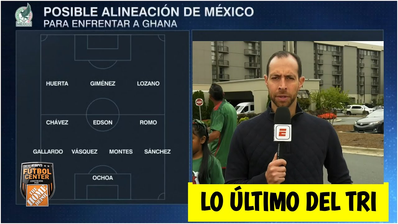 La alineación de México: El 11 titular para el partido amistoso vs