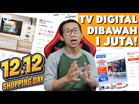 Rekomendasi TV Digital Terjangkau Dengan Harga DIbawah 1 Juta Special BIG SALE 12.12