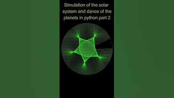 Simulation of the Solar System and Dance of the Planets in Python part 2