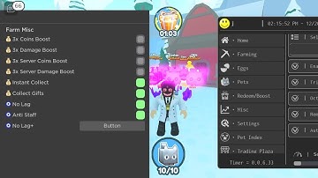 Pet simulator x Script pastebin update Christmas auto farm I hatch egg (mobile and PC)