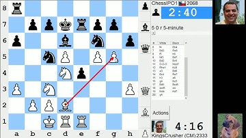 LIVE Blitz #3348 (Speed) Chess Game: White vs ChessIPO1 in Pirc defense