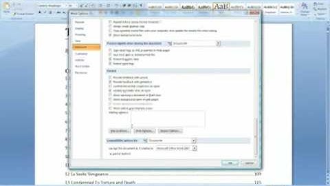 Change Word 2007 default save location