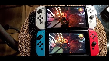 THE WITCHER 3 SWITCH OLED VS SWITCH V2 COMPARISON