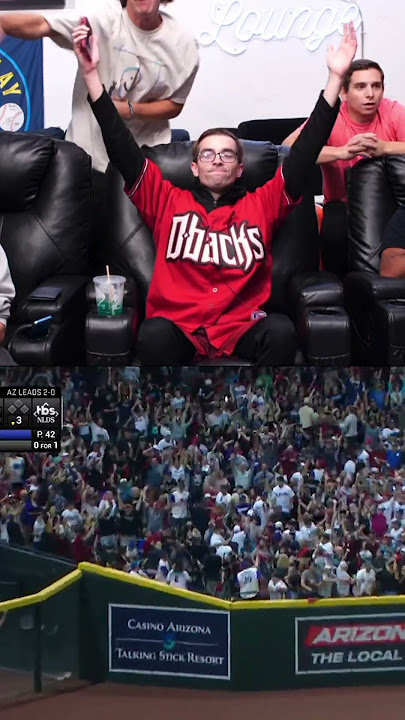Dbacks fan LOSES HIS MIND during four homer inning