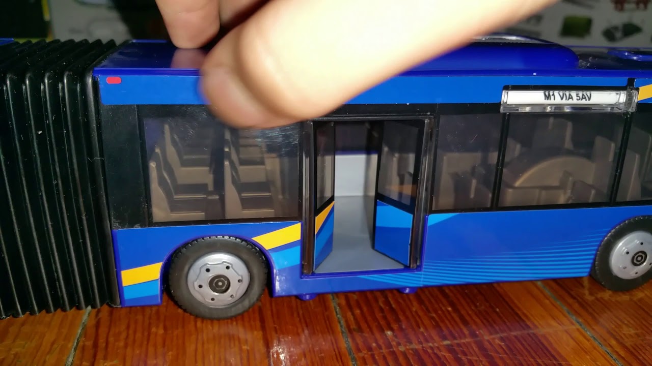 blue toy bus