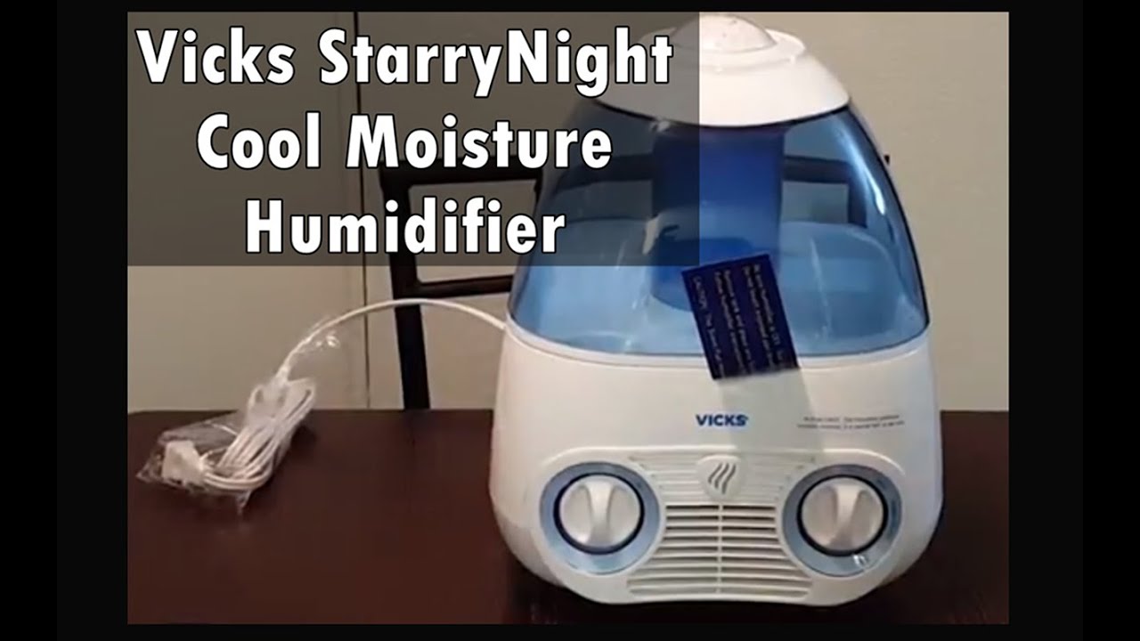 Vicks StarryNight Cool Moisture Humidifier - YouTube