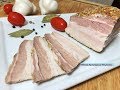 ВАРЁНОЕ САЛО или  ГРУДИНКА  В СОБСТВЕННОМ СОКУ вкуснее любой колбасы. Простой рецепт.