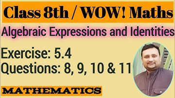 WOW Maths Class 8 Solutions Ex 5.4 Q 8 | WOW Maths Class 8 Exercise 5.4 Q 9 To 11 | Maths Ki Ghanti