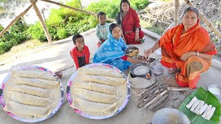 শীতকালে মায়ের হাতে ক্ষীরের পাটিসাপটা পিঠা,খেতে একদম অমৃত সমান || patisapta pitha recipe