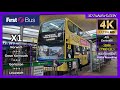 First eastern counties x1  norwich bus station  great yarmouth  lowestoft bus station4k uw