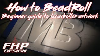 Step by Step beginner guide to beadrolling: How to beadroll artwork