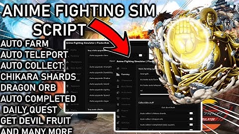 [UPDATED] Anime Fighting Simulator Script Hack GUI | Give Champions | Auto Farm | *PASTEBIN 2021*
