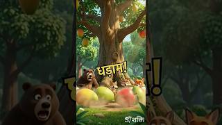 🌟 “The sky is falling 😱☁️ Funny rabbit story” #shorts #cartoon