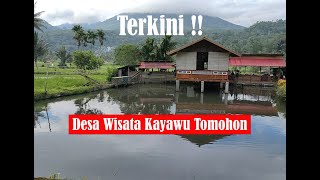 DESA KAYAWU TOMOHON MENAWARKAN KEINDAHAN ALAM YANG LUAR BIASA, SUASANA RESTORAN DITENGAH PERSAWAHAN