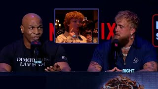 MIKE TYSON vs JAKE PAUL: Fan Q&A at Intense Press Conference