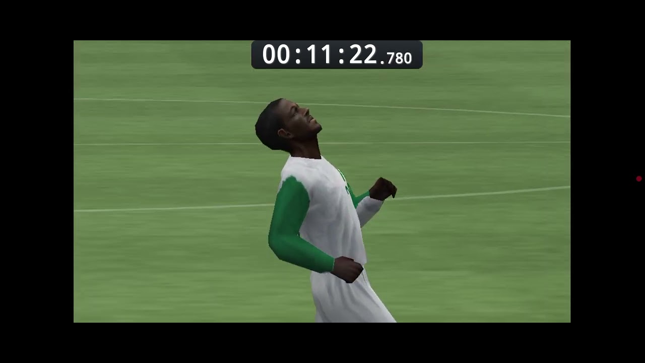 Speedrun de pes 2009, categoria copa da África, tempo: 17M, 23S , seleção (Camarões).
