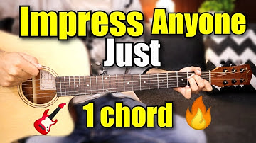 Impress Anyone With This Trick 🔥 - 1 Chord Only - Play UNLIMITED songs - Anyone can play guitar Easy