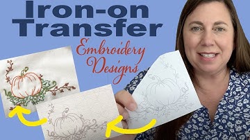 How to use iron-on transfers for embroidery