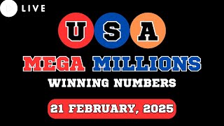Mega Millions Lottery Drawing for Feb 21 2025 - Live Winning Numbers & Results