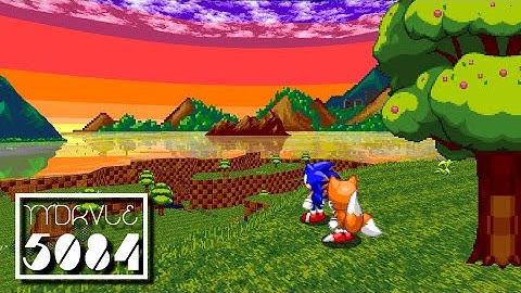 SRB2 v2.2.10 - Greenflower Zone, but at the sunset