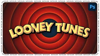 [ Photoshop Tutorial ] How to Create Looney Tunes Background in Photoshop