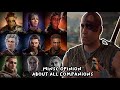 Minsc Opinion About All Companions (All Dialogue Options) [Baldur's Gate 3]