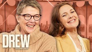 Annette Bening Reveals What it was like working with Meryl Streep | The Drew Barrymore Show