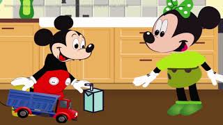 Mickey Mouse and The Boss Baby eat Big giant Ice cream magic ! Finger Family Songs