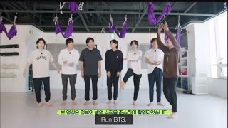 run BTS! 2022 [SUB INDO] special episode-Flying Yoga BTS part 1